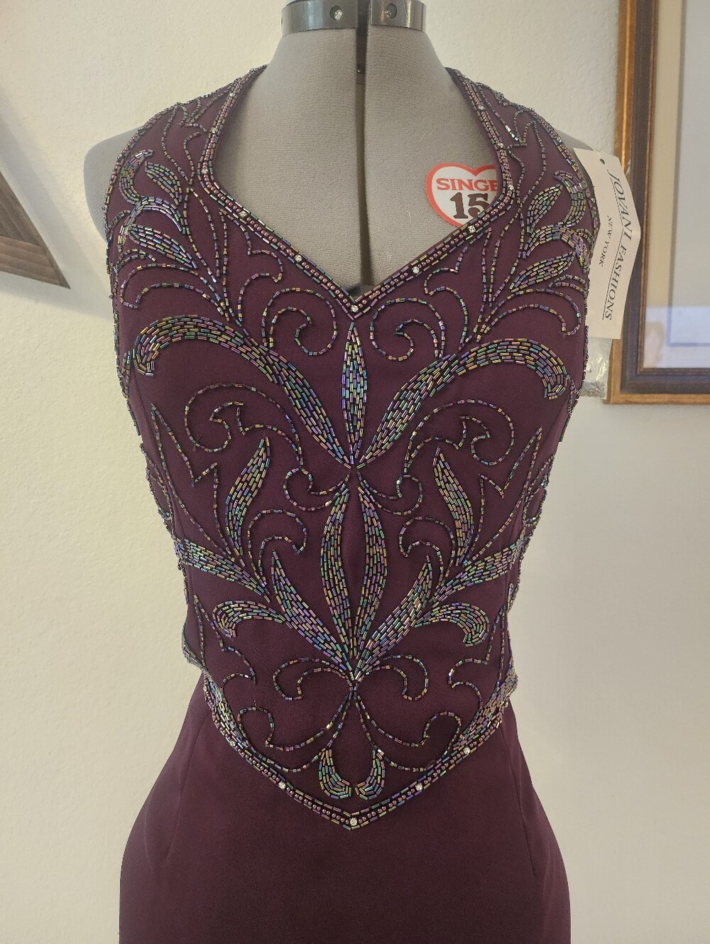 Plum Irridescent Gown